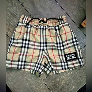 Boys Burberry swimming trunks 4T